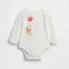Bodys en coton bio Winnie l'ourson pour bébé