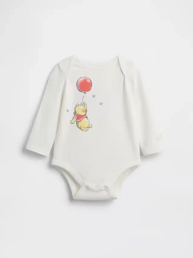 Bodys en coton bio Winnie l'ourson pour bébé