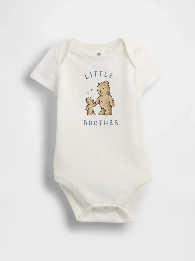 Bodys en coton biologique « Baby First Favorites »