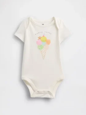 Bodys en coton biologique « Baby First Favorites »