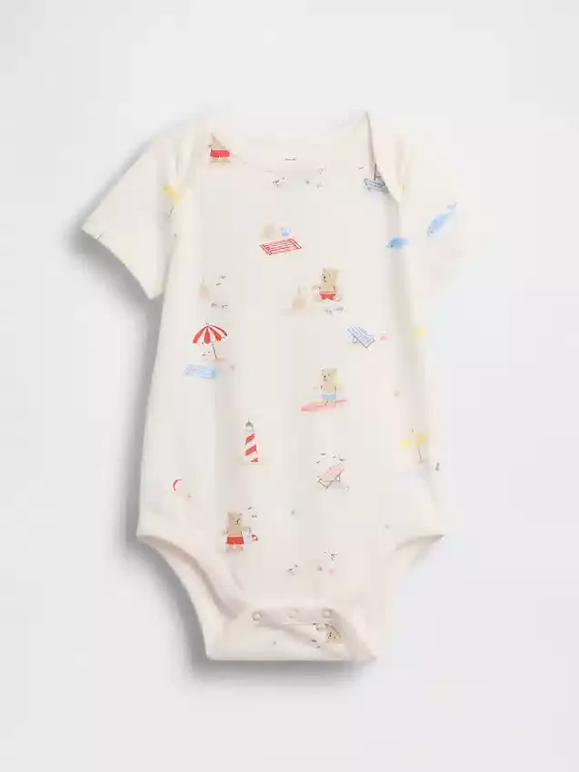 Bodys en coton biologique « Baby First Favorites »