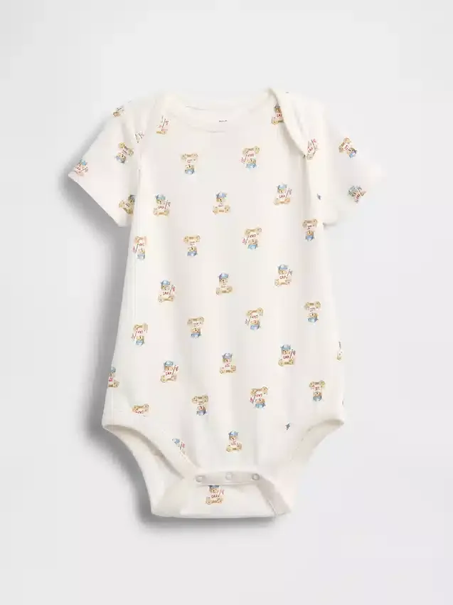 Bodys en coton biologique « Baby First Favorites »