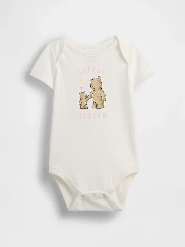 Bodys en coton biologique « Baby First Favorites »