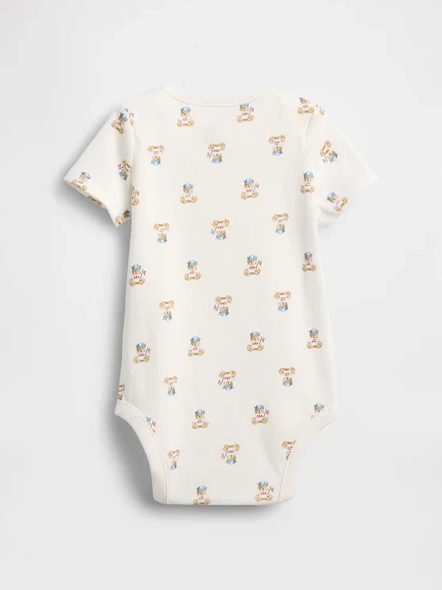 Bodys en coton biologique « Baby First Favorites »