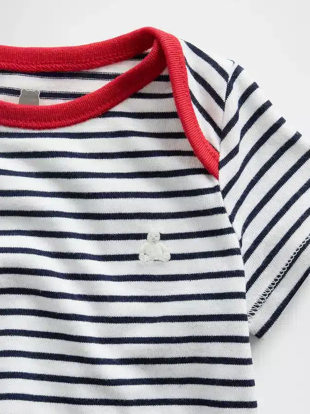 Bodys en coton biologique « Baby First Favorites »