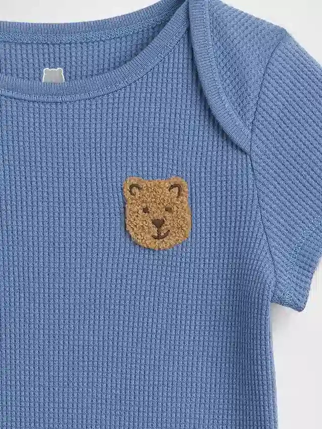Bodys en maille gaufrée « Baby First Favorites »