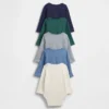 Bodys en tricot gaufré Softspun « Baby First Favorites » (lot de 5)