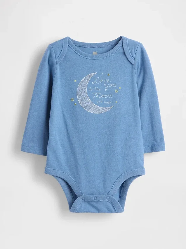 Bodys imprimés en coton bio « Baby First Favorites »