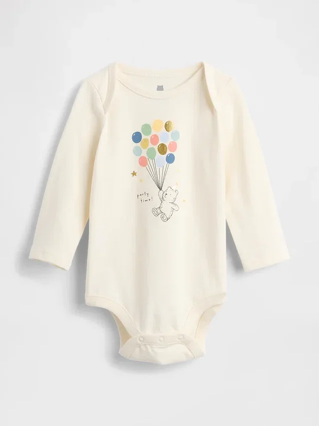 Bodys imprimés en coton bio « Baby First Favorites »