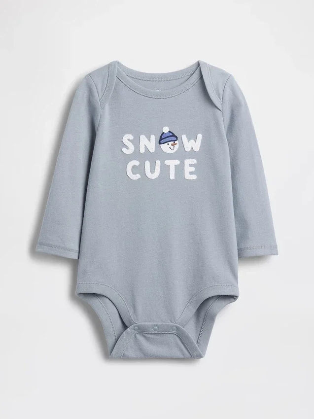 Bodys imprimés en coton bio « Baby First Favorites »