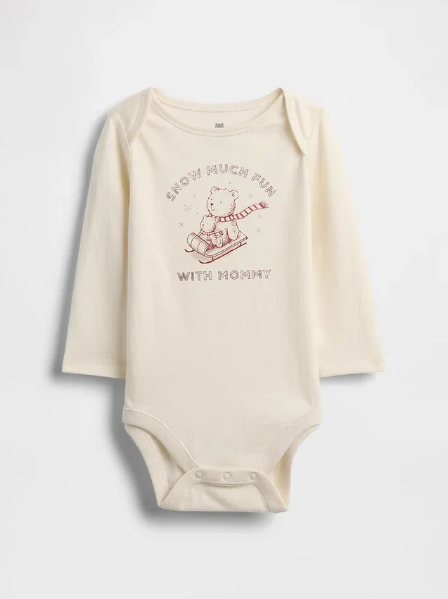 Bodys imprimés en coton bio « Baby First Favorites »