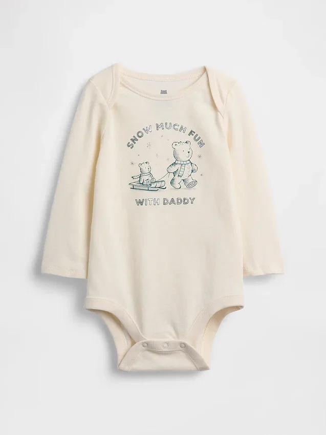 Bodys imprimés en coton bio « Baby First Favorites »