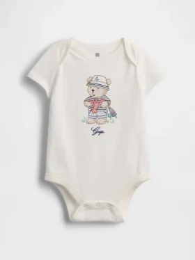 Bodys imprimés en coton bio « Baby First Favorites »