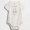 Bodys imprimés en coton bio « Baby First Favorites »