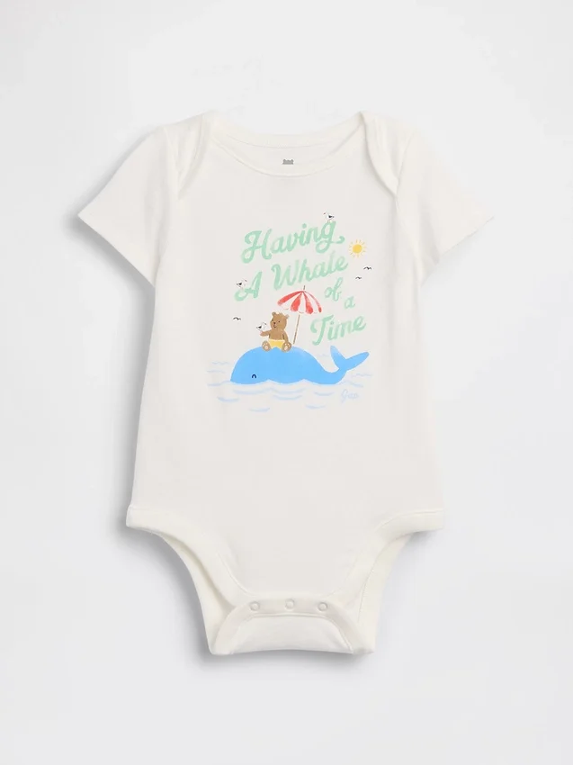 Bodys imprimés en coton bio « Baby First Favorites »