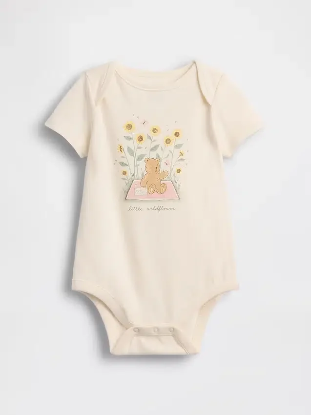 Bodys imprimés en coton bio « Baby First Favorites »