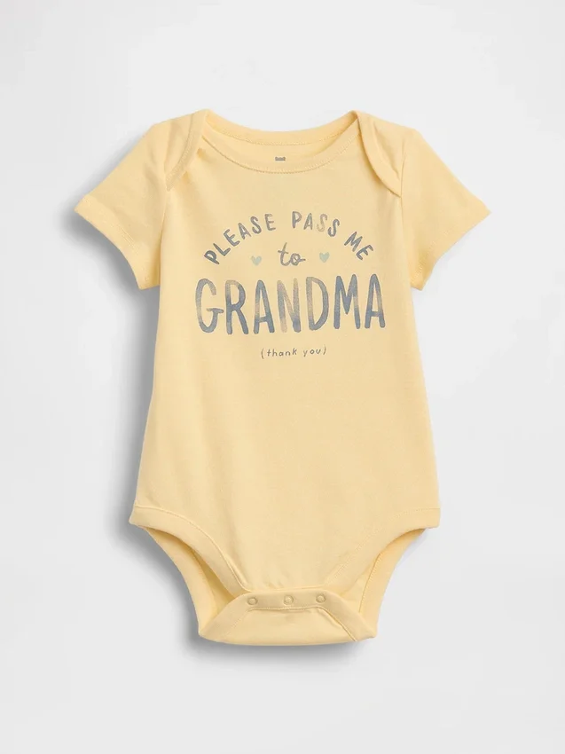 Bodys imprimés en coton bio « Baby First Favorites »