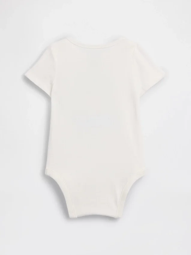 Bodys imprimés en coton bio « Baby First Favorites »