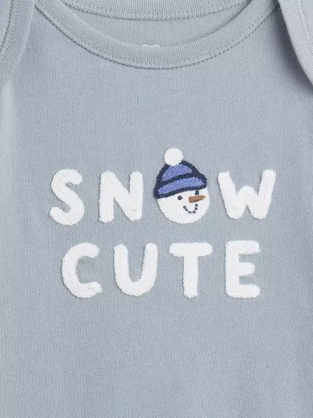Bodys imprimés en coton bio « Baby First Favorites »