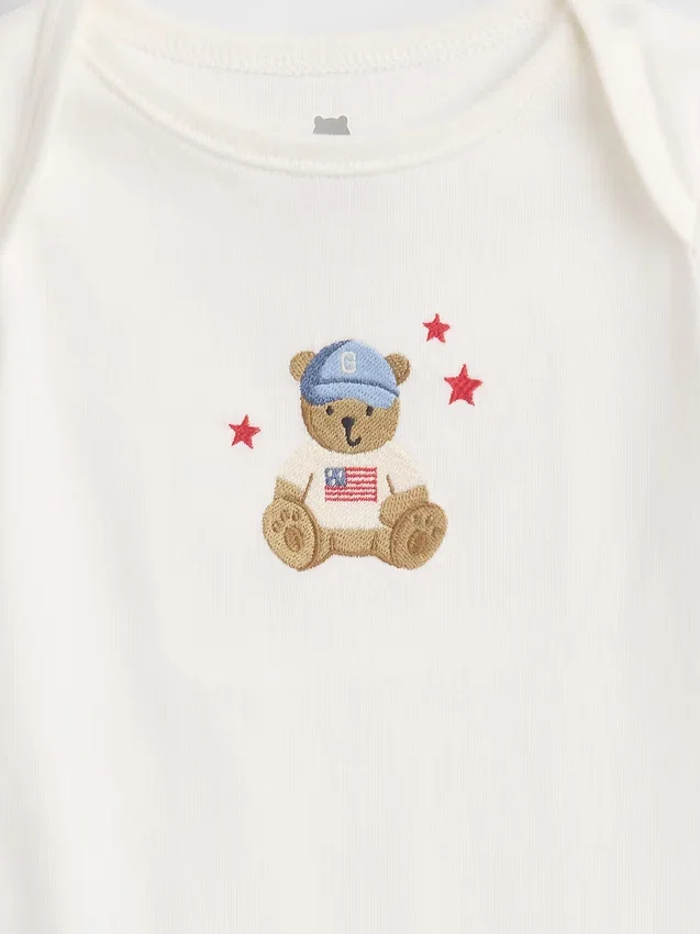 Bodys imprimés en coton bio « Baby First Favorites »