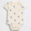 Bodys imprimés en coton bio pour bébé
