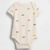 Bodys imprimés en coton bio pour bébé