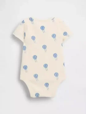 Bodys imprimés en coton bio pour bébé