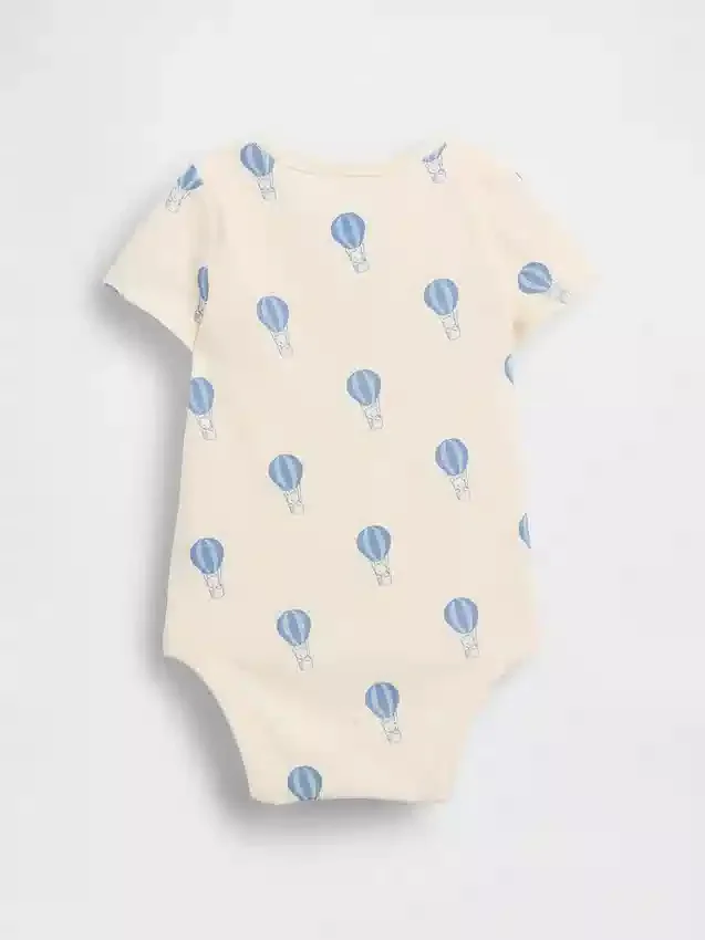 Bodys imprimés en coton bio pour bébé
