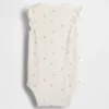 Bodys à manches flottantes en coton bio « Baby First Favorites »