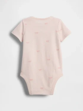 Bodys à nœud en coton bio « Baby First Favorites »