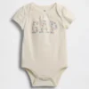 Bodys pour bébé en coton bio avec logo floral