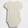 Bodys pour bébé en coton bio avec logo floral