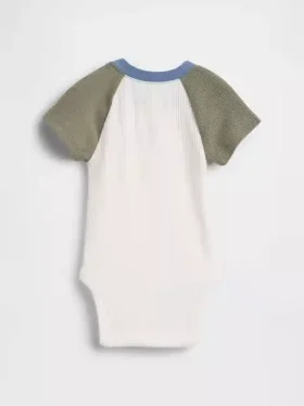 Bodys raglan à fines côtes « Baby First Favorites »