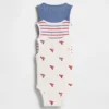 Bodys sans manches à poche « Baby First Favorites » en maille finement côtelée (lot de 3)