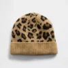 Bonnet CashSoft léopard pour enfant