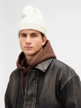 Bonnet CashSoft à mailles torsadées