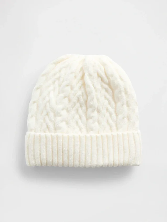 Bonnet CashSoft à mailles torsadées