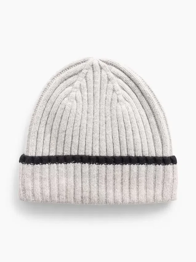 Bonnet à côtes CashSoft pour enfant