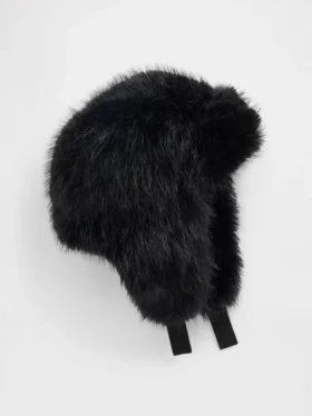 Bonnet de trappeur en fausse fourrure pour enfant
