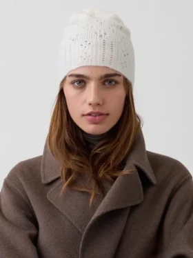 Bonnet en pointelle