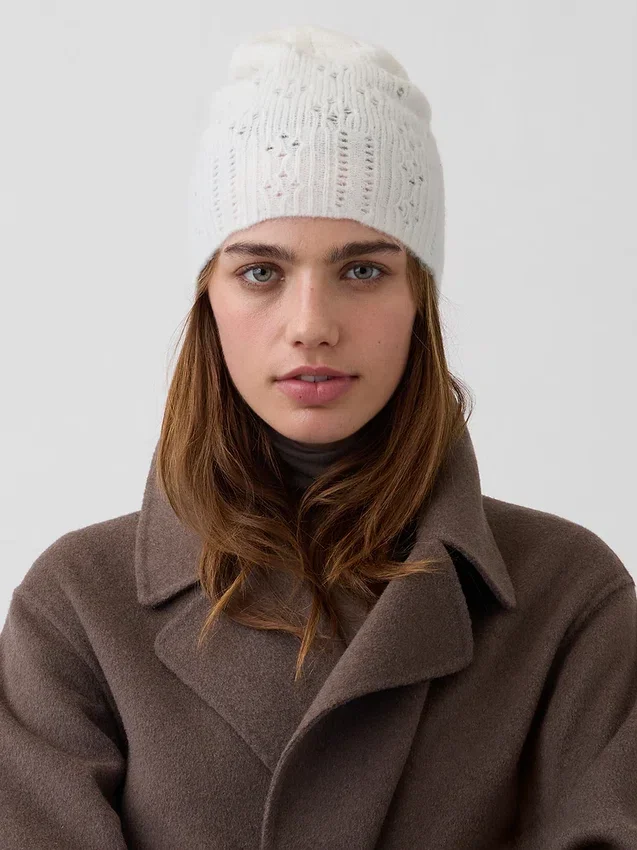 Bonnet en pointelle