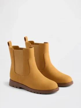 Bottes Chelsea en cuir vegan pour enfants