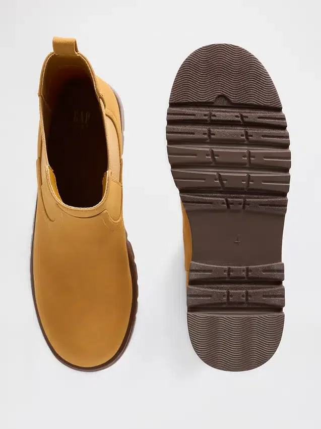 Bottes Chelsea en cuir vegan pour enfants