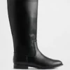 Bottes d'équitation en cuir vegan