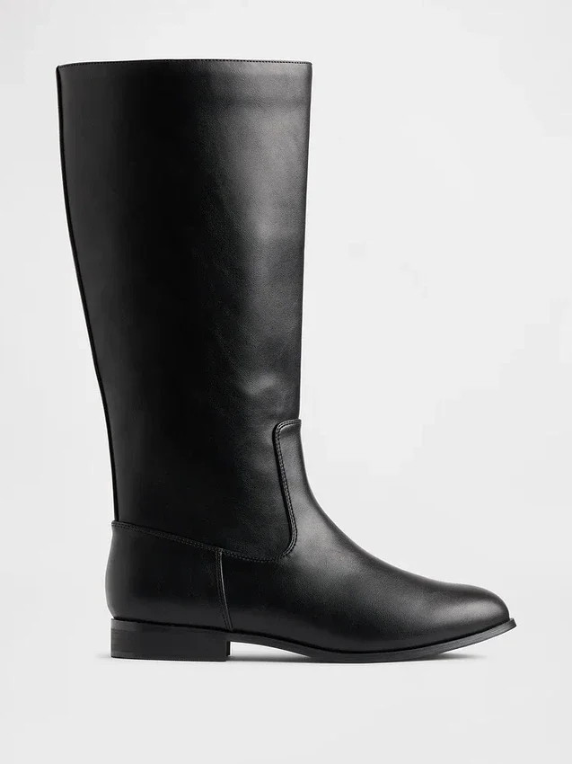 Bottes d'équitation en cuir vegan