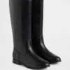 Bottes d'équitation en cuir vegan