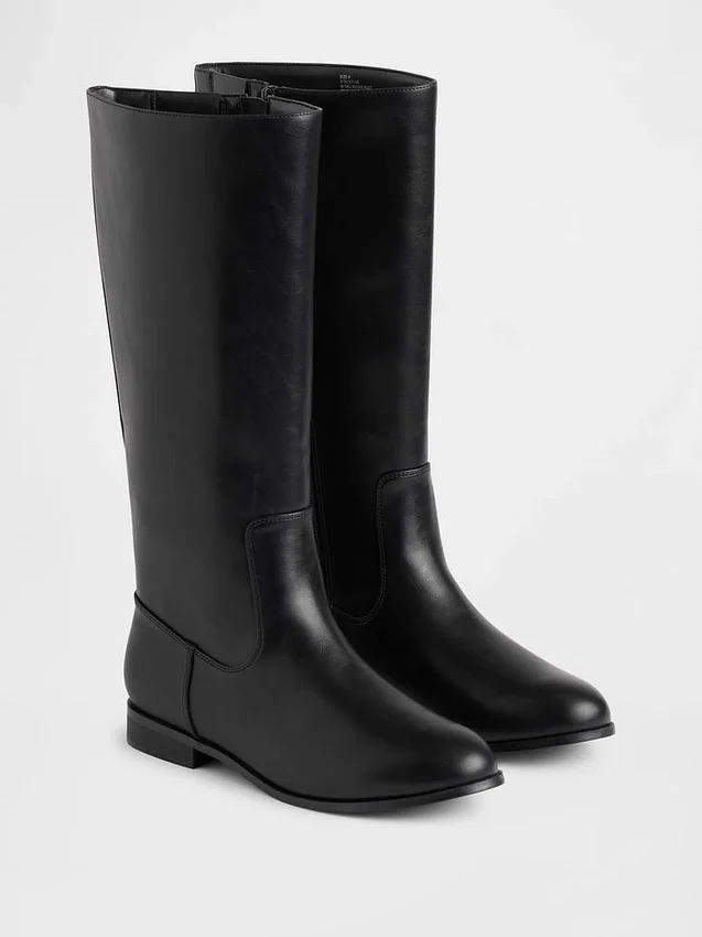 Bottes d'équitation en cuir vegan