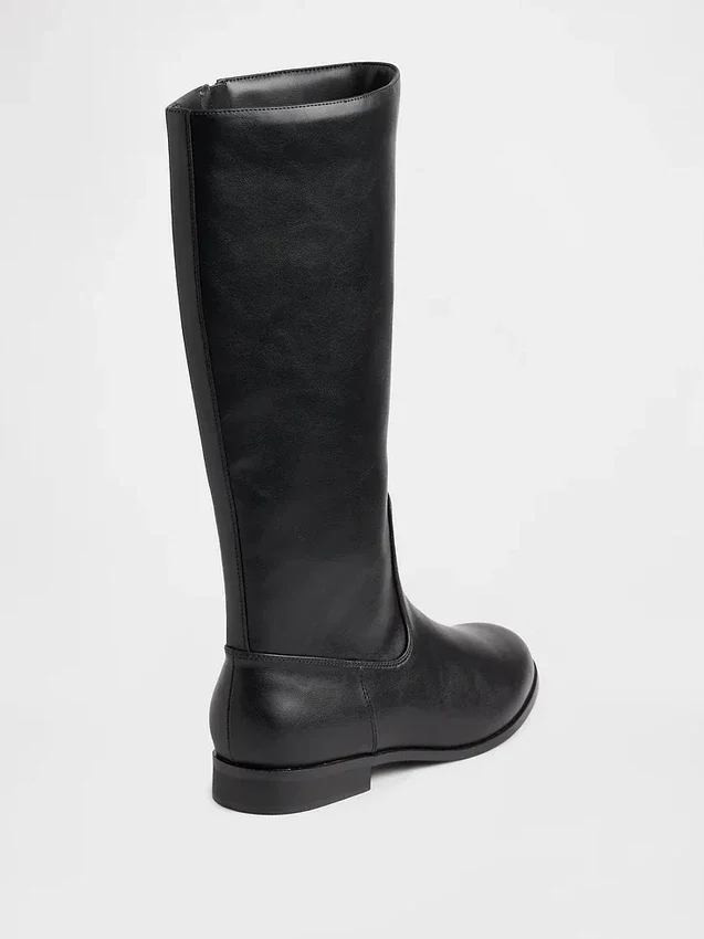 Bottes d'équitation en cuir vegan