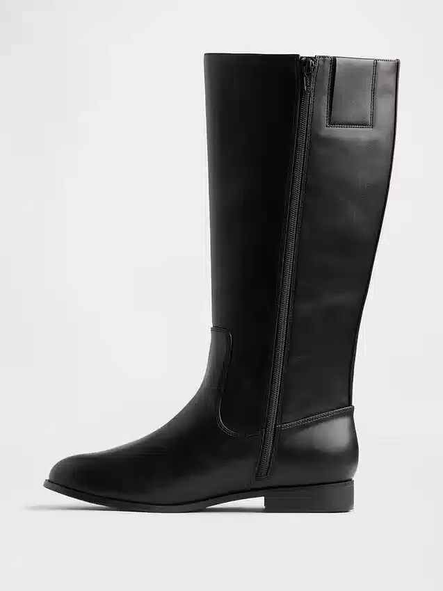 Bottes d'équitation en cuir vegan