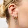 Boucles d’oreilles créoles Huggie Ana Luisa Asher